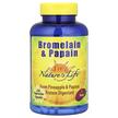 Natures Life, Bromelain & Papain, Бромелайн, 250 капсул