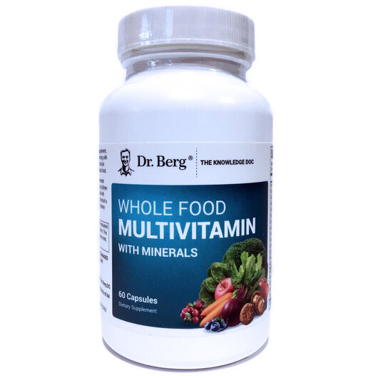 Основне фото товара Whole Food Multivitamin with Minerals, Мультивітаміни, 60 капсул
