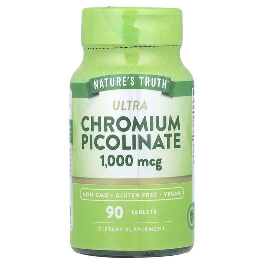 Основное фото товара Хром, Ultra Chromium Picolinate 1000 mcg, 90 таблеток