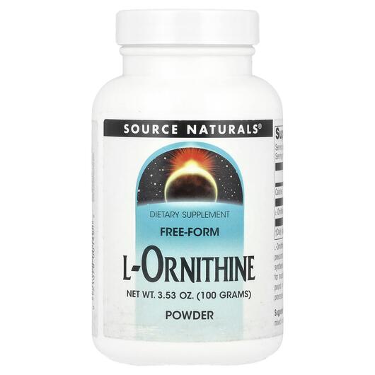Основное фото товара Source Naturals, L-Орнитин, L-Ornithine Powder, 100 г