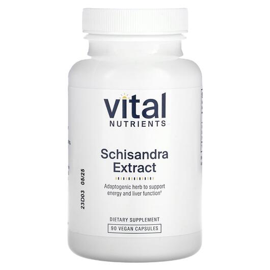 Основне фото товара Schisandra Extract, Лимонник китайський, 90 капсул