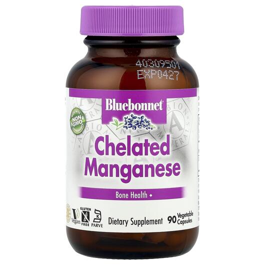 Основное фото товара Хелатный Марганец, Chelated Manganese, 90 капсул