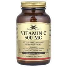 Vitamin C 500 mg 100 Vegetable Витамин С 500 мг Solgar