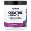 Фото товара Nutricost, Креатин, Performance Creatine + Aminos Grape, 372 г
