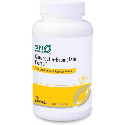 Основное фото товара Klaire Labs, Кверцетин, Quercetin-Bromelain Forte, 100 капсул