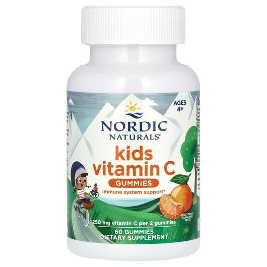 Основное фото товара Kids Vitamin C Gummies Ages 4+, Витамин C Жевательный, 60 таблето