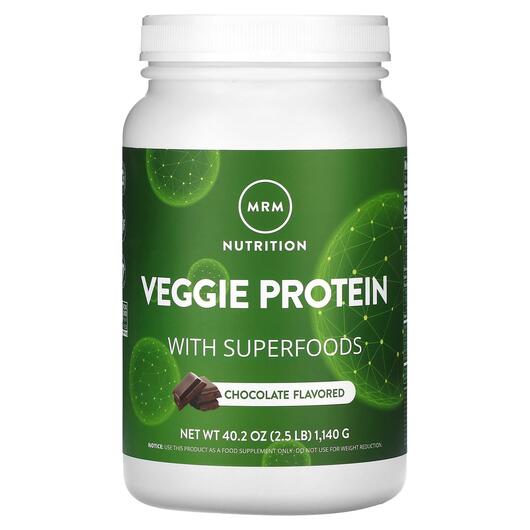Основное фото товара Veggie Protein with Superfoods Chocolate Flavored, Суперфуд, 1140