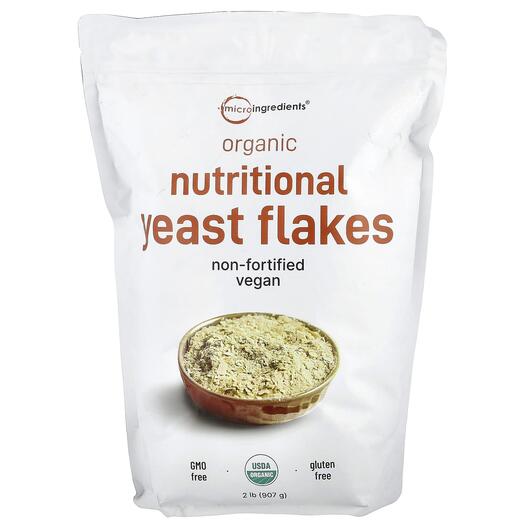 Основное фото товара Пищевые дрожжи, Organic Nutritional Yeast Flakes, 907 г
