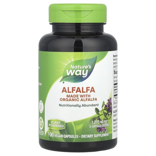 Основное фото товара Nature's Way, Люцерна 405 мг, Alfalfa 405 mg, 100 капсул