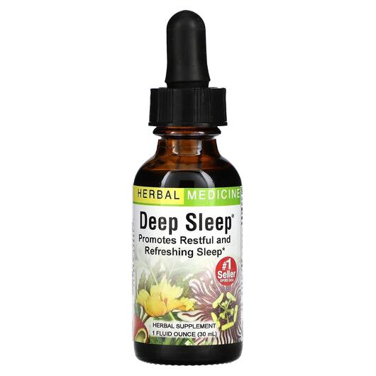 Основное фото товара Herbs Etc., Мелатонин, Deep Sleep, 30 мл