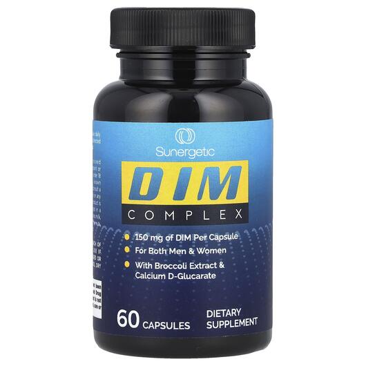 Основное фото товара Sunergetic, Дииндолилметан, DIM Complex 150 mg, 60 капсул