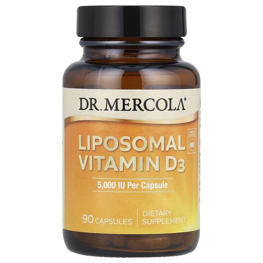 Основное фото товара Липосомальный D3, Liposomal Vitamin D3 5000 IU, 90 капсул