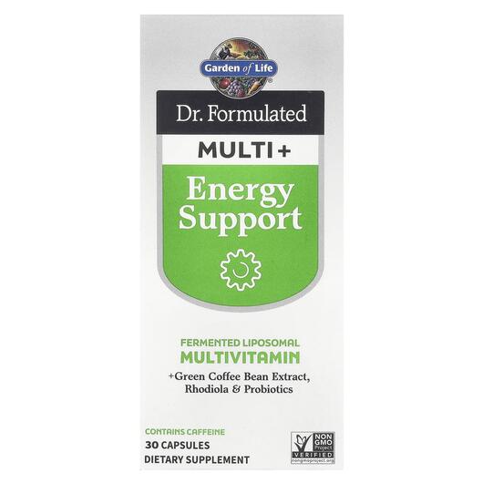 Основное фото товара Dr. Formulated Multi+ Energy Support, Энергетический напиток, 30 