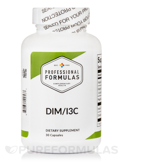 Основное фото товара Professional Formulas, Дииндолилметан, DIM/I3C, 30 капсул
