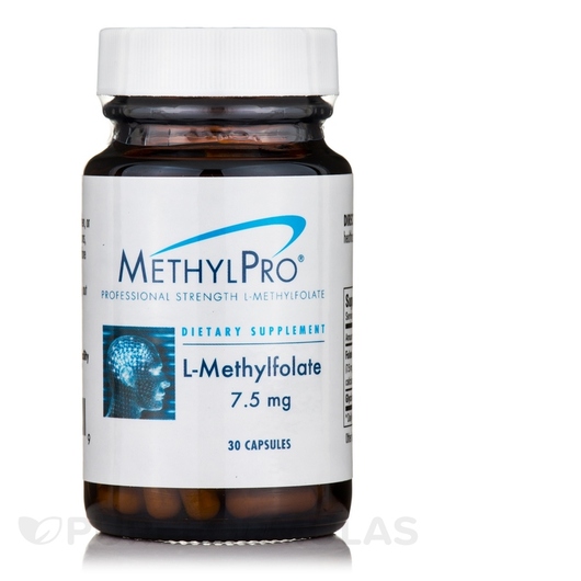 Основное фото товара MethylPro, Метилфолат, L-Methylfolate 7.5 mg, 30 капсул