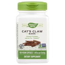 Cat's Claw Bark Кошачий коготь 485 мг Кора Nature's