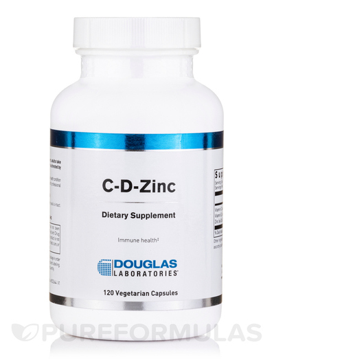 Основное фото товара Douglas Laboratories, Цинк, C-D-Zinc, 120 капсул