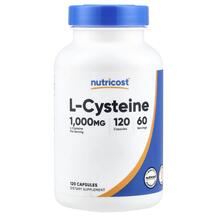 L-Cysteine L-Цистеин Nutricost 120 капсул