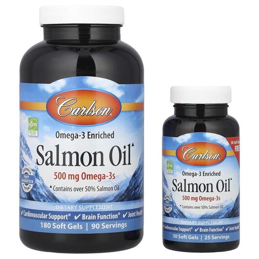 Основное фото товара Норвежское масло лосося, Norwegian Salmon Oil, 230 капсул