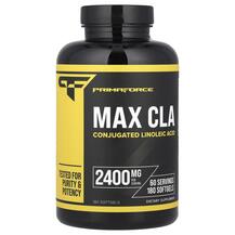 Max CLA Линолевая кислота Primaforce 180 капсул