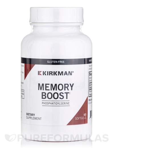 Основное фото товара Kirkman, Поддержка мозга, Memory Boost, 60 капсул