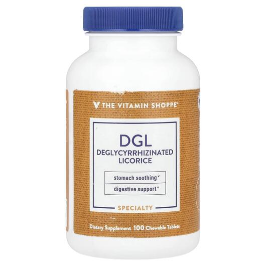 Основное фото товара Лакрица, DGL Deglycyrrhizinated Licorice, 100 таблеток