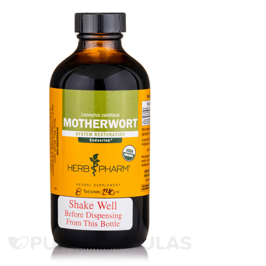 Основное фото товара Herb Pharm, Пустырник, Motherwort, 240 мл