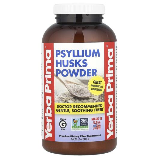 Основное фото товара Шелуха семян подорожника, Psyllium Husks Powder, 340 г
