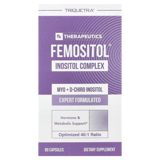 Основное фото товара Витамин B8 Инозитол, Femositol Inositol Complex, 90 капсул