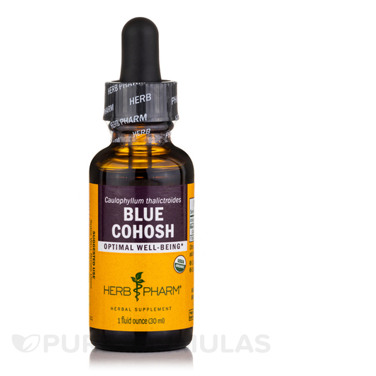 Основное фото товара Herb Pharm, Клопогон кистевидный, Blue Cohosh, 30 мл