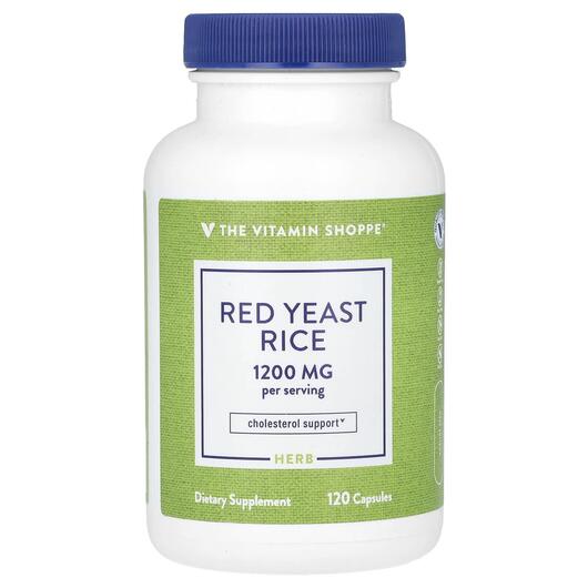 Основное фото товара Красный дрожжевой рис, Red Yeast Rice 1200 mg, 120 капсул