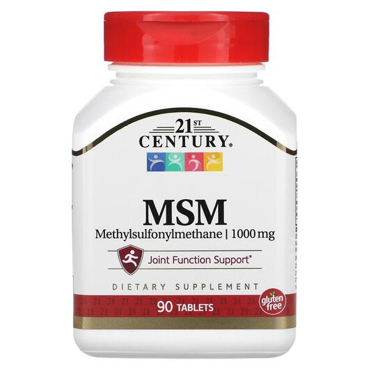 Основное фото товара MSM Methylsulfonylmethane 1000, Метилсульфонилметан МСМ, 90 табле