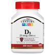 21st Century, Витамин D3 1000 МЕ, Vitamin D3 25 mcg, 300 таблеток