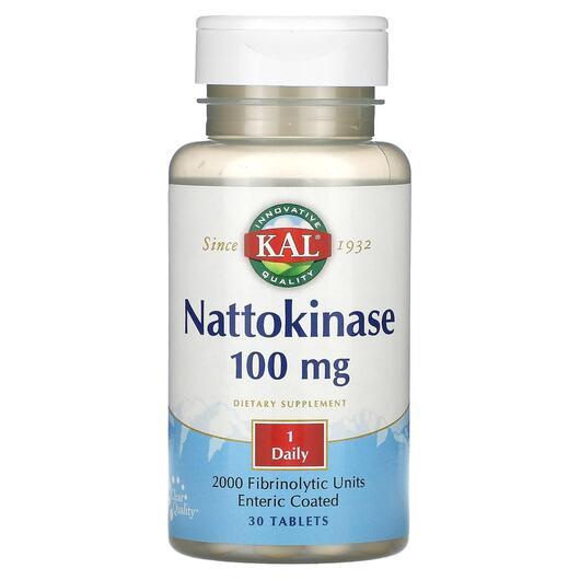 Основное фото товара KAL, Наттокиназа, Nattokinase 100 mg, 30 таблеток