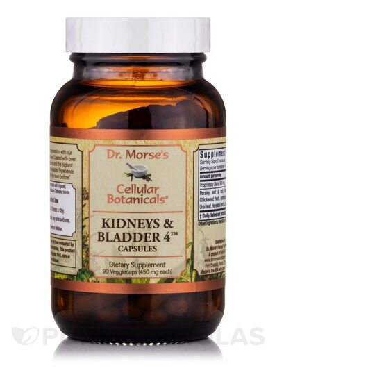 Основное фото товара Поддержка почек, Kidneys & Bladder 4 Diuretic Capsules, 90 ка