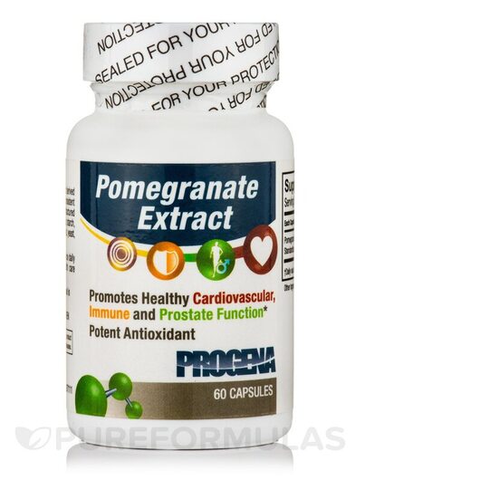 Основное фото товара Progena, Гранат, Pomegranate Extract, 60 капсул