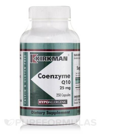 Основное фото товара Коэнзим CoQ10, Coenzyme Q10 25 mgHypoallergenic, 250 капсул