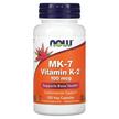 NOW, MK-7 / К-2 100 мкг, MK-7 Vitamin K-2 100 mcg, 120 капсул