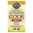 Витамин D3, Vitamin Code RAW D3 2000 IU, 60 капсул
