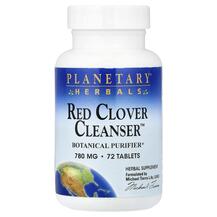 Red Clover Cleanser Гвоздика Planetary Herbals 72 таблеток