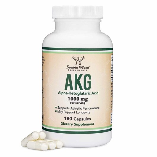 Основное фото товара Double Wood, АКГ 1000 мг, AKG 1000 mg, 180 капсул