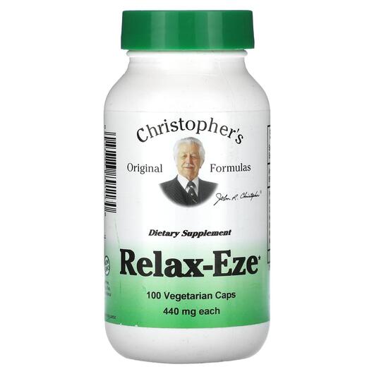 Основное фото товара Поддержка стресса, Relax-Eze 440 mg, 100 капсул