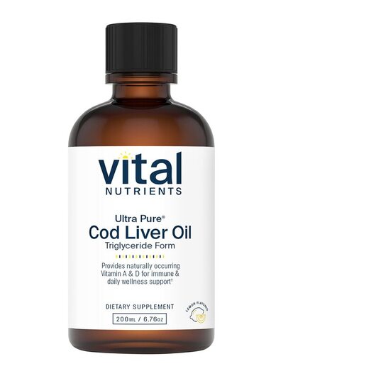 Основное фото товара Масло печени трески, Ultra Pure Cod Liver Oil 1025 Lemon, 200 мл