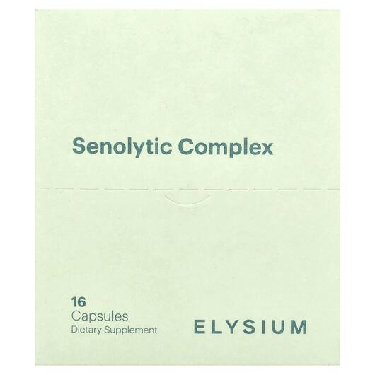 Основное фото товара Elysium, Клеточное здоровье, Senolytic Complex, 16 капсул