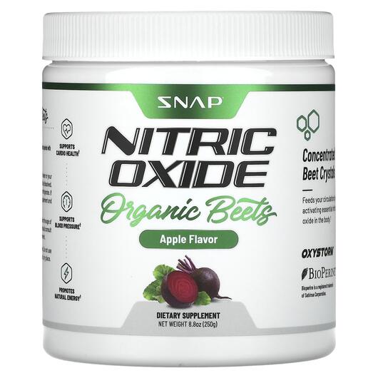 Основное фото товара Красная свекла, Nitric Oxide Organic Beets Apple, 250 г