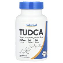 TUDCA 250 mg Тудка Nutricost 30 капсул
