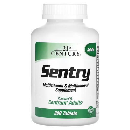 Основное фото товара 21st Century, Мультивитамины, Sentry Multivitamins, 300 таблеток