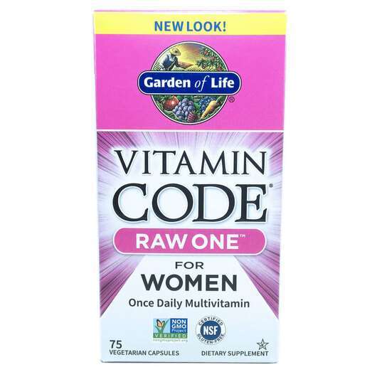 Основное фото товара Garden of Life, Витамины, Vitamin Code for Women, 75 капсул
