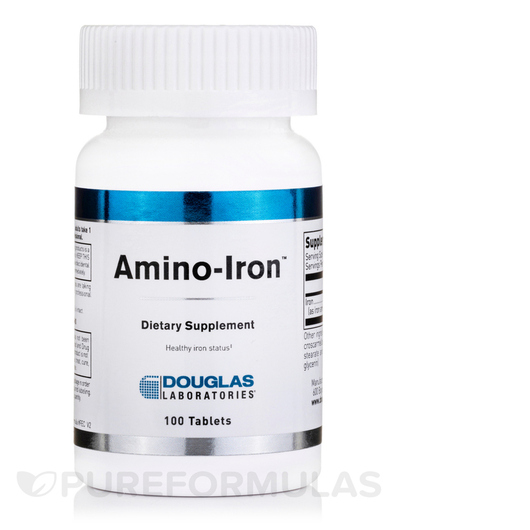 Основное фото товара Douglas Laboratories, Аминокислоты, Amino-Iron, 100 таблеток