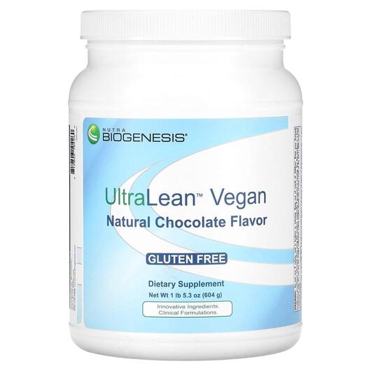 Основное фото товара Витамин C, UltraLean Vegan Natural Chocolate, 604 г